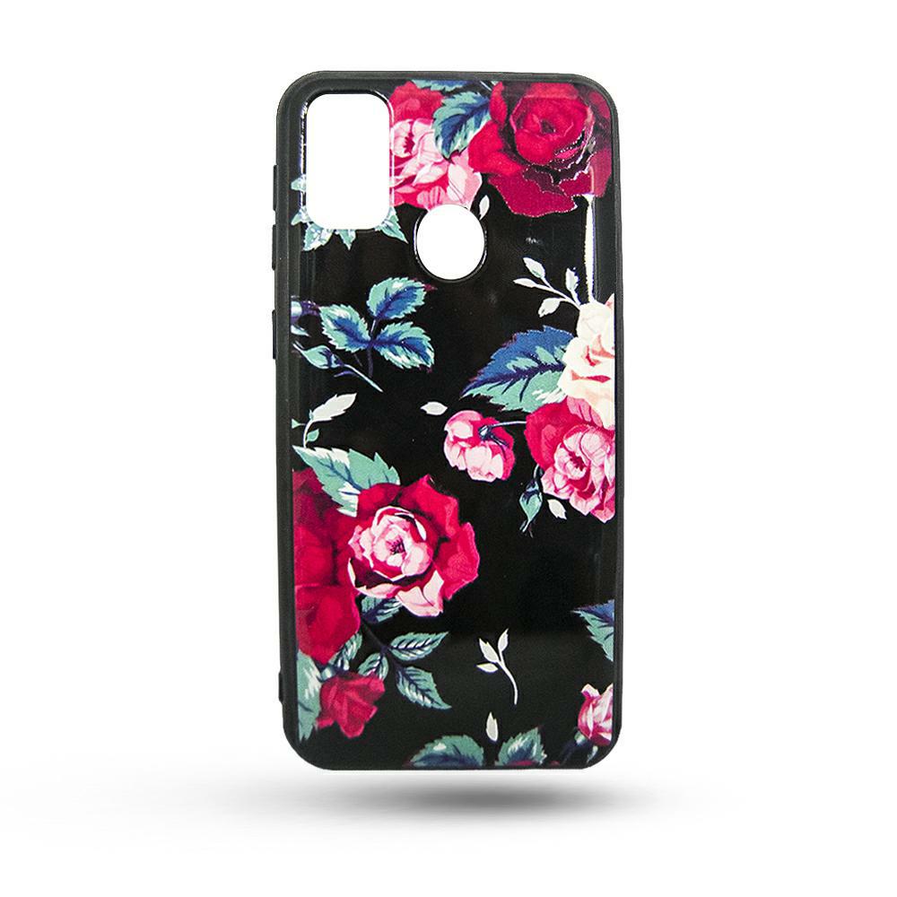 Pokrowiec Flowers 3D Case czarny Apple iPhone 12