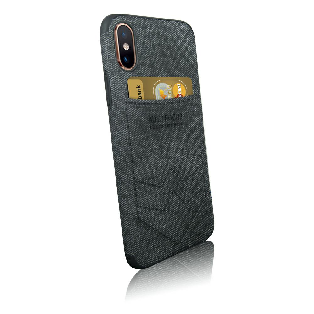 Pokrowiec Focus Case czarny Apple iPhone XS Max