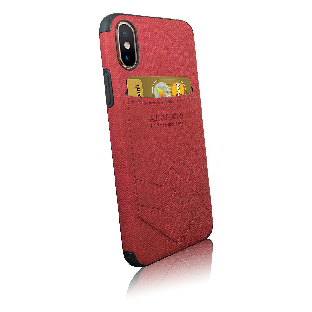 Pokrowiec Focus Case czerwony Apple iPhone XS Max