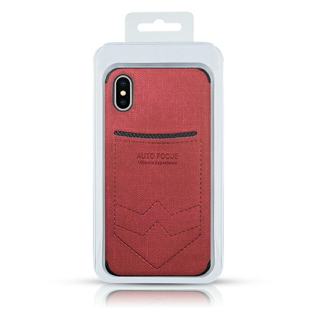 Pokrowiec Focus Case czerwony Apple iPhone XS Max / 3