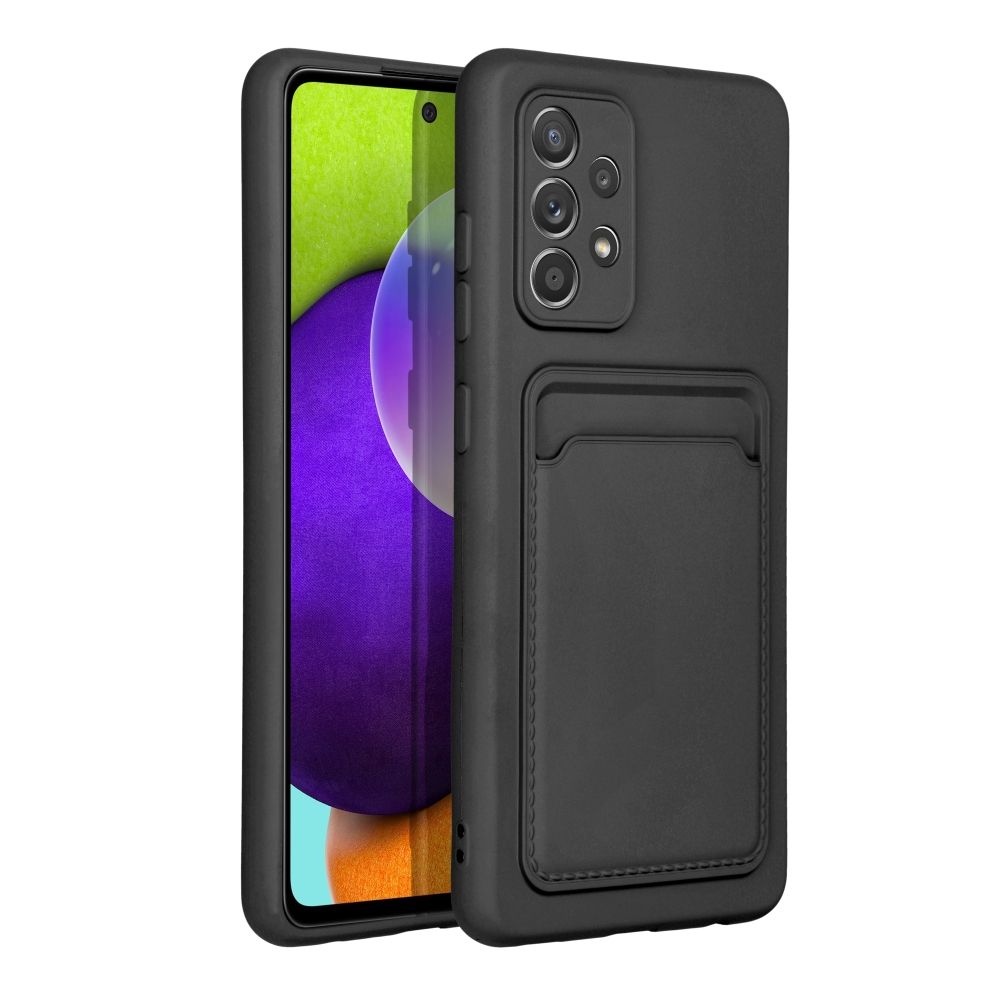 Pokrowiec Forcell Card Case czarny Samsung A52 LTE / 2