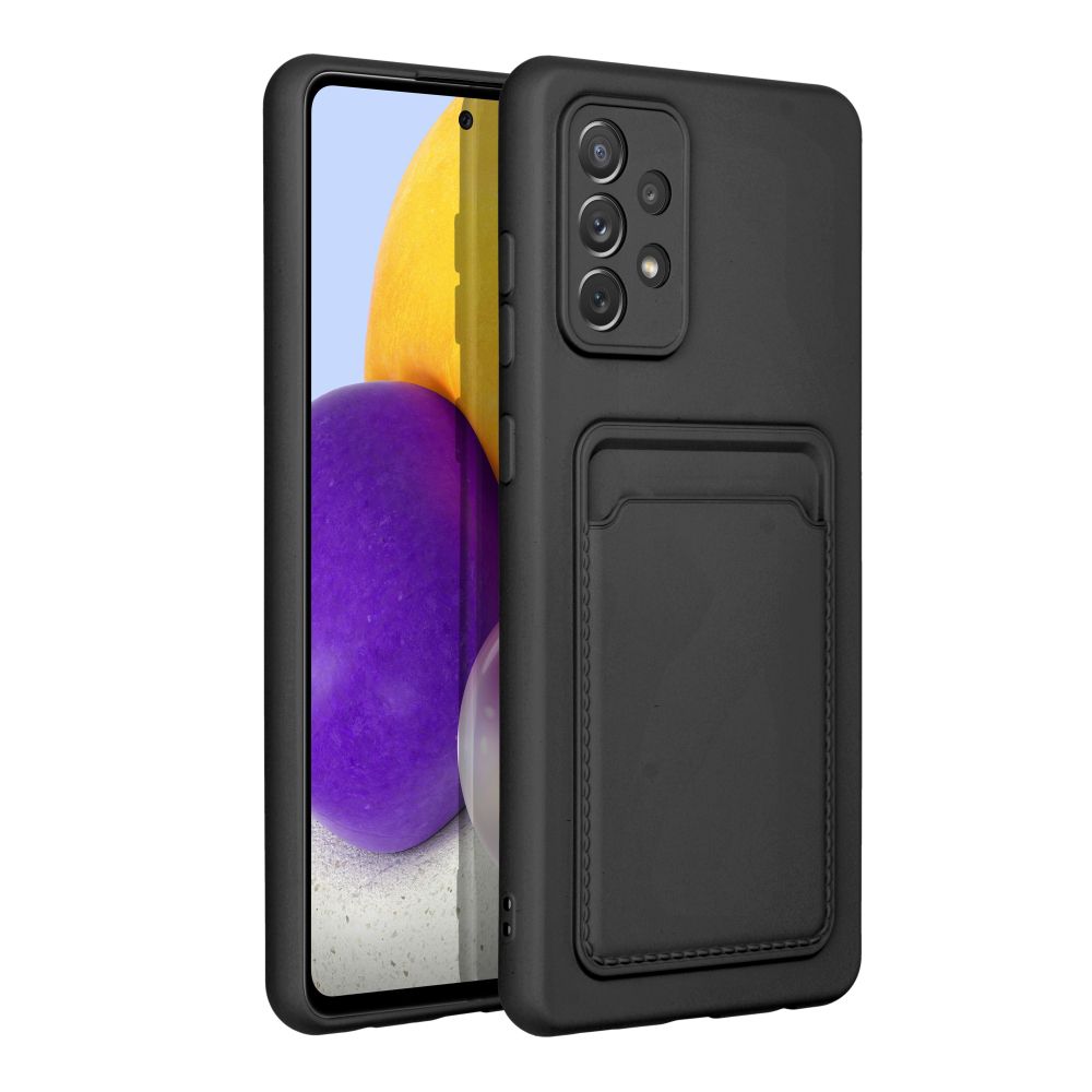 Pokrowiec Forcell Card Case czarny Samsung A72 / 2