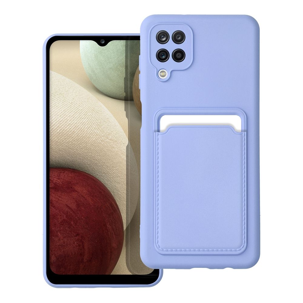 Pokrowiec Forcell Card Case fioletowy Samsung Galaxy A12