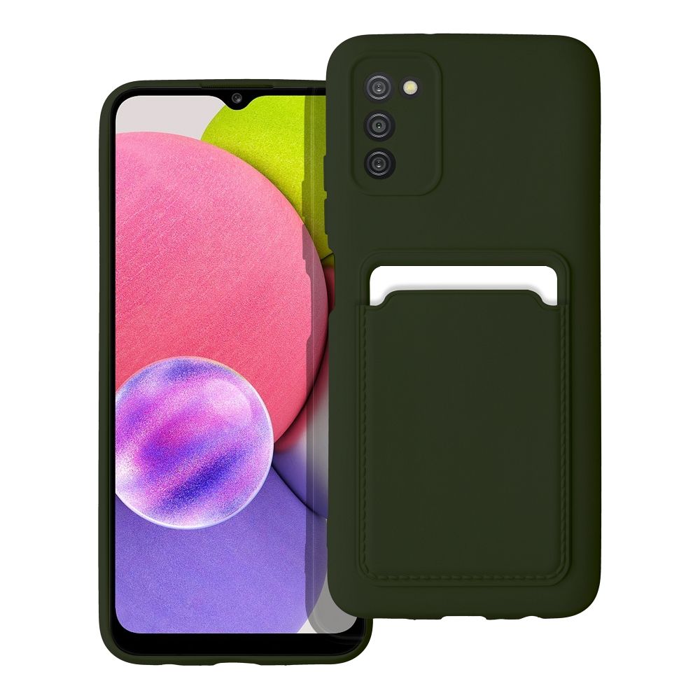 Pokrowiec Forcell Card Case zielony Samsung Galaxy A03s