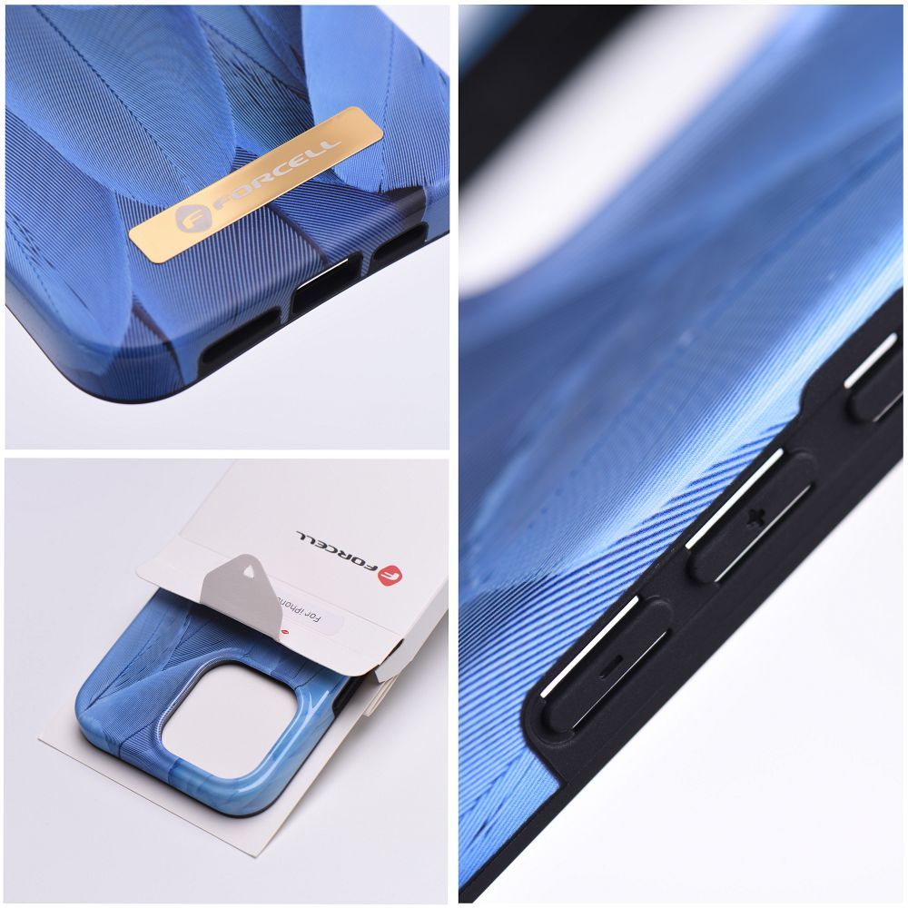 Pokrowiec Forcell F-Protect Mirage MagSafe wzr blue bird Apple iPhone 15 Pro / 6