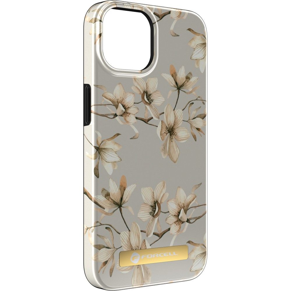 Pokrowiec Forcell F-Protect Mirage MagSafe wzr spring flowers Apple iPhone 14 Plus / 3