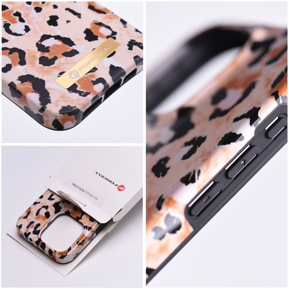 Pokrowiec Forcell F-Protect Mirage MagSafe wzr wild panther Apple iPhone 15 Pro / 6