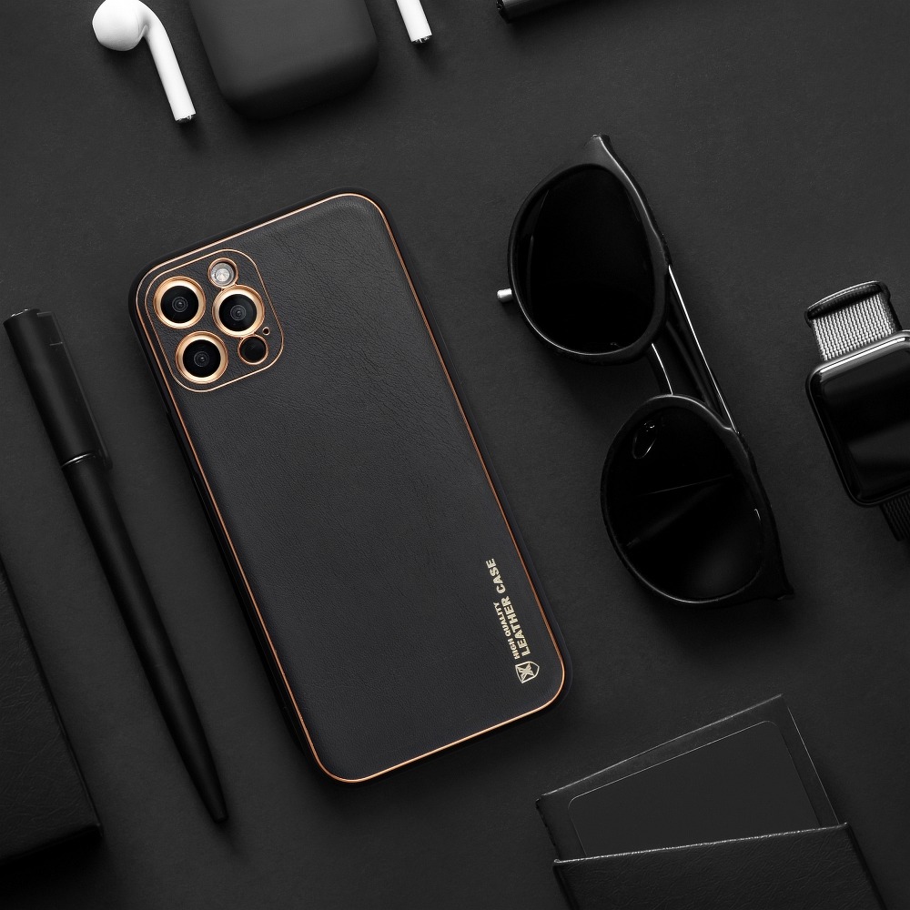 Pokrowiec Forcell Leather Case czarny Xiaomi Redmi Note 10 Pro Max / 2