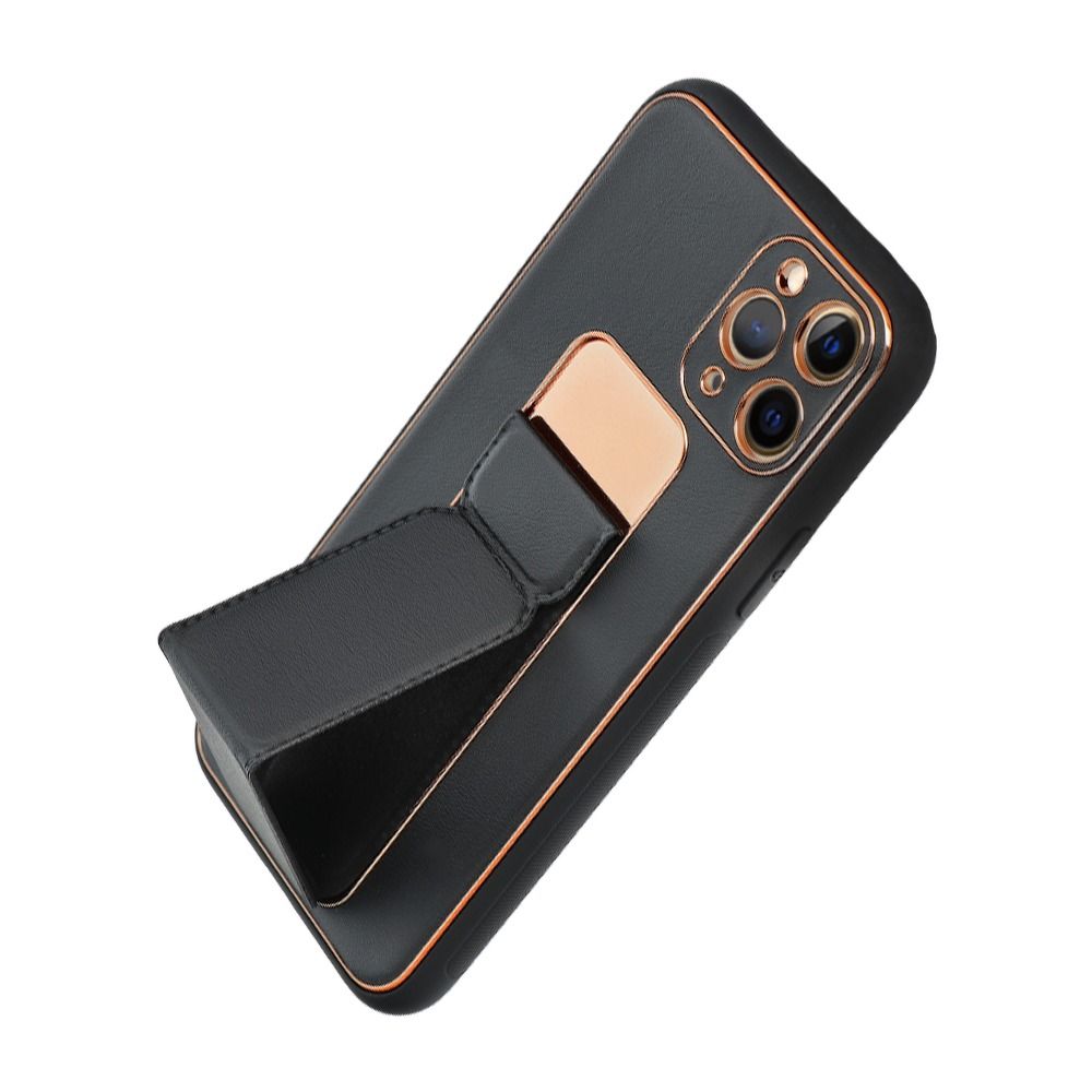 Pokrowiec Forcell Leather Case Kickstand czarny Apple iPhone 11 Pro / 3