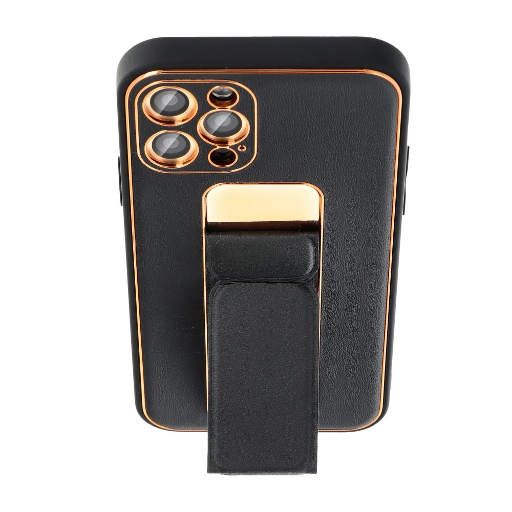 Pokrowiec Forcell Leather Case Kickstand czarny Samsung A52 4G / 4