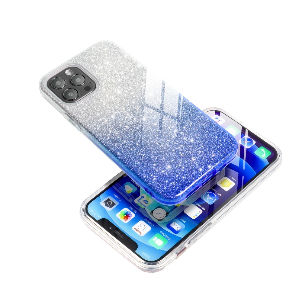 Pokrowiec Forcell Shining Ombre niebieski Samsung Galaxy A03s