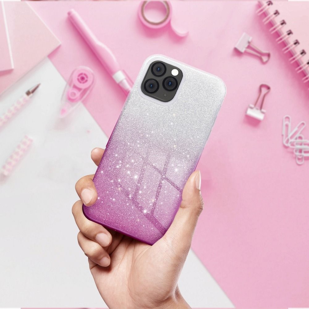 Pokrowiec Forcell Shining Ombre rowy Xiaomi Redmi 9AT / 3