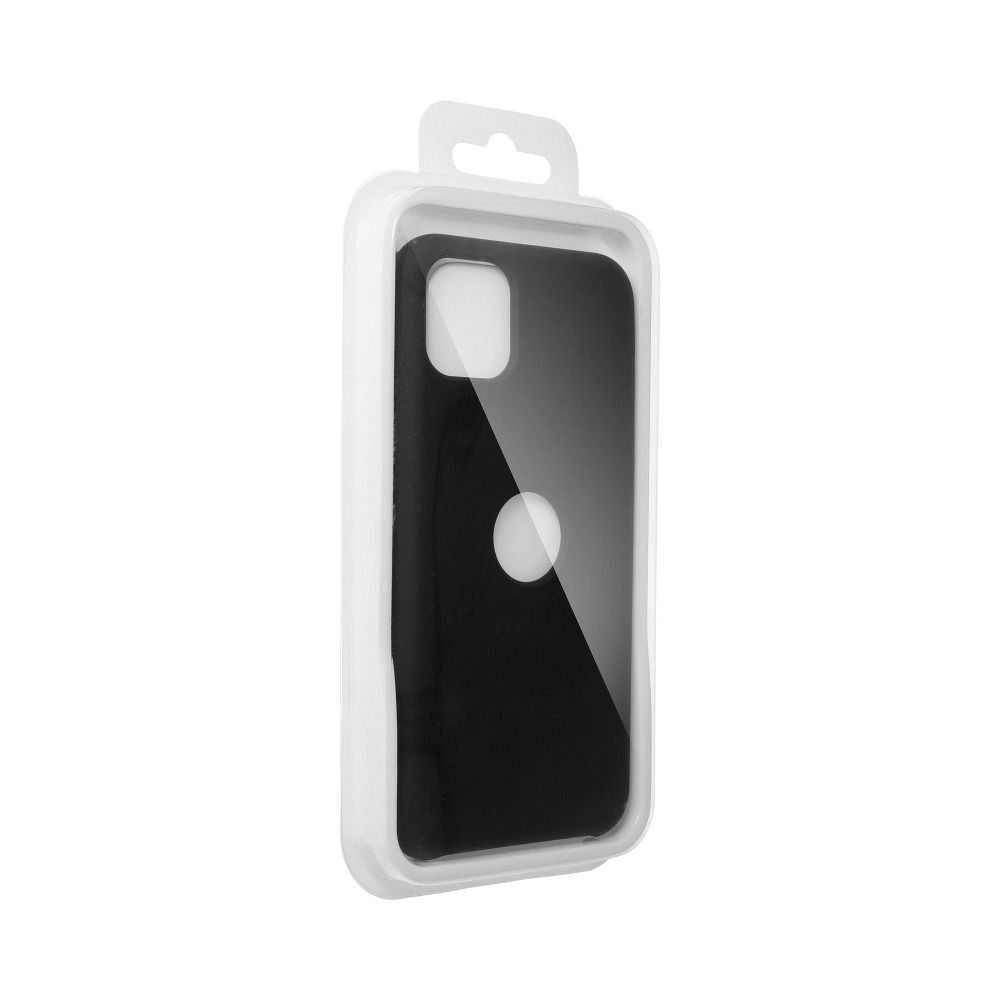 Pokrowiec Forcell Silicone czarny Apple iPhone 12 / 9