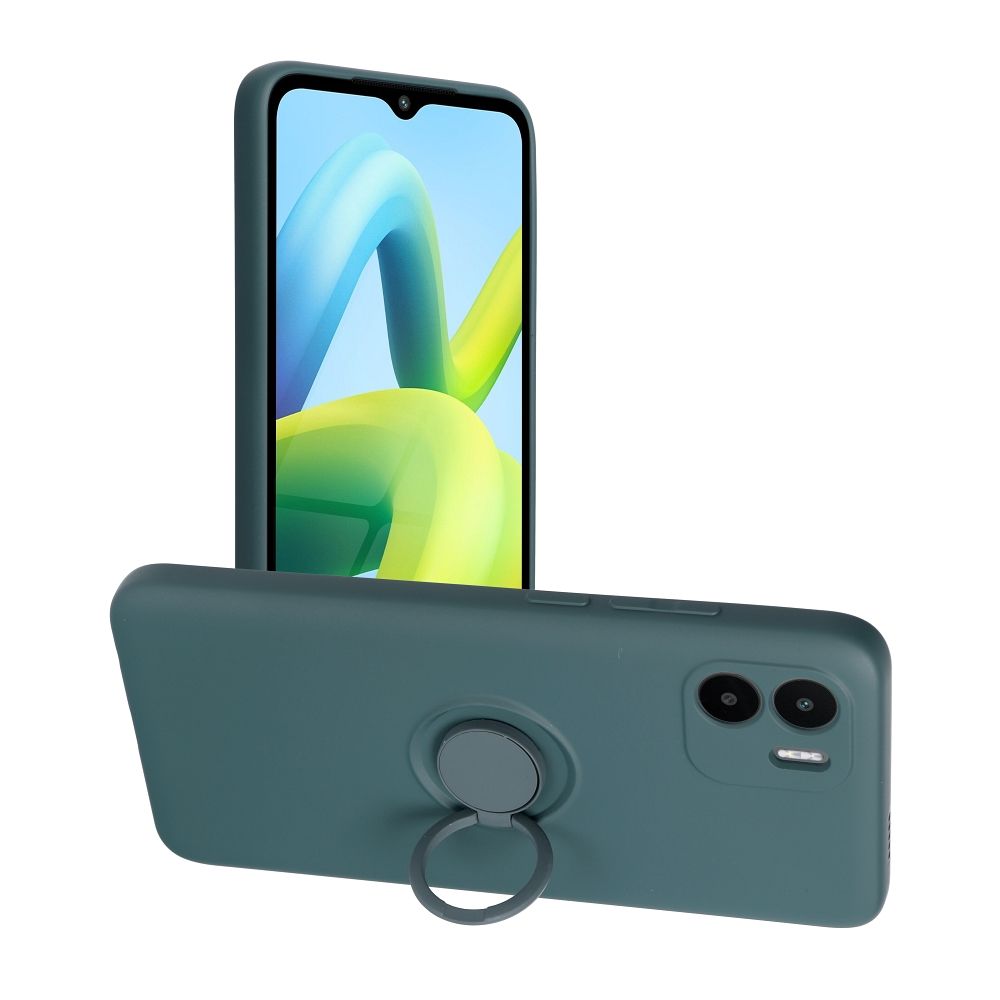 Pokrowiec Forcell Silicone Ring zielony Xiaomi Redmi A2