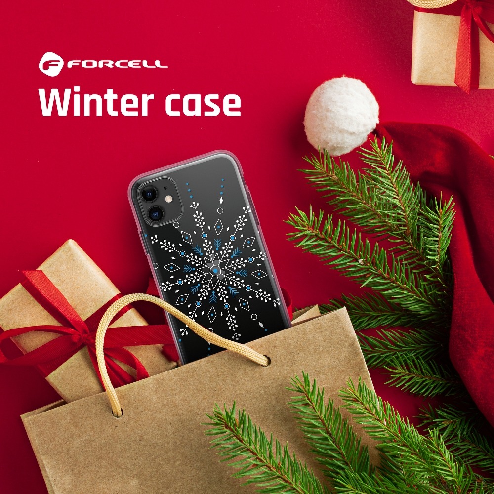 Pokrowiec Forcell Winter 20-21 wzr nieynka Apple iPhone 12 Pro / 3