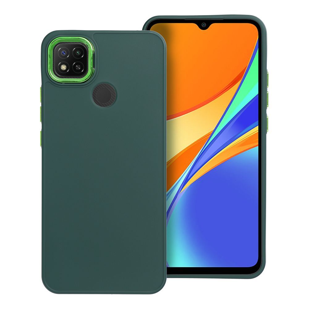 Pokrowiec FRAME zielony Xiaomi Redmi 9C NFC