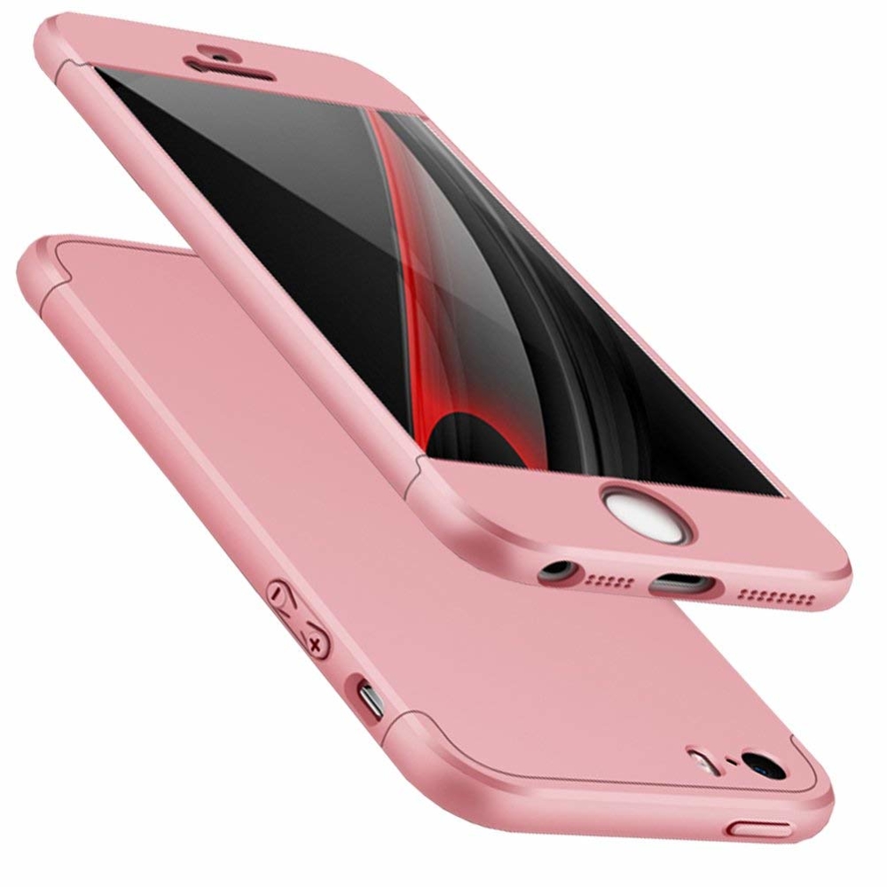 Pokrowiec GKK 360 Protection Case rowy Apple iPhone SE