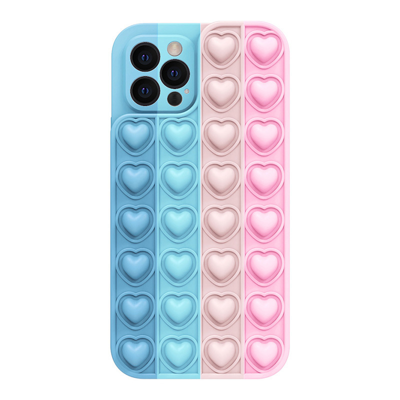 Pokrowiec Heart Pop It Case Serca wzr 1 Apple iPhone SE 2022