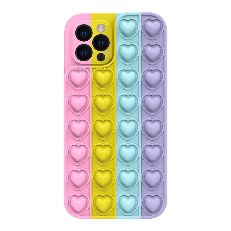 Pokrowiec Heart Pop It Case Serca wzr 3 Apple iPhone SE 2022