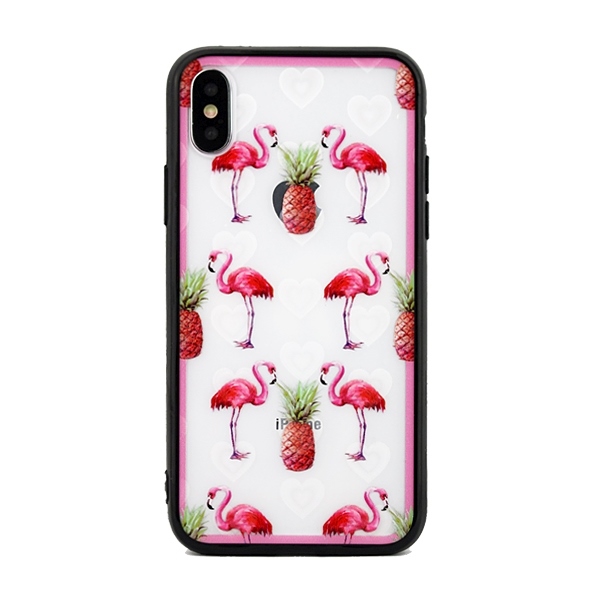 Pokrowiec Hearts wzr flamingi Apple iPhone 5s