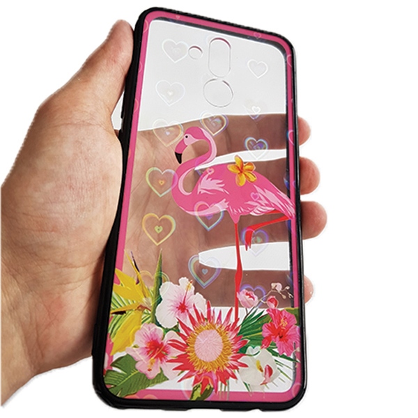 Pokrowiec Hearts wzr flaming Apple iPhone XS / 2