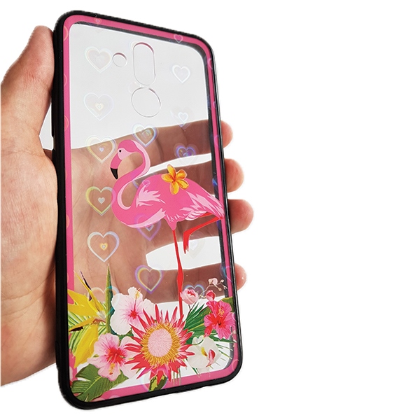 Pokrowiec Hearts wzr flaming Samsung Galaxy A7 (2018) / 3