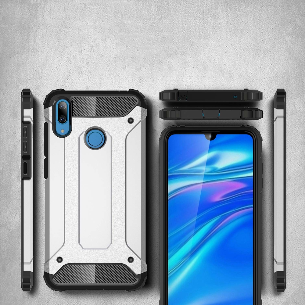 Pokrowiec Hybrid Armor pancerny czarny Huawei Y7 (2019) / 6