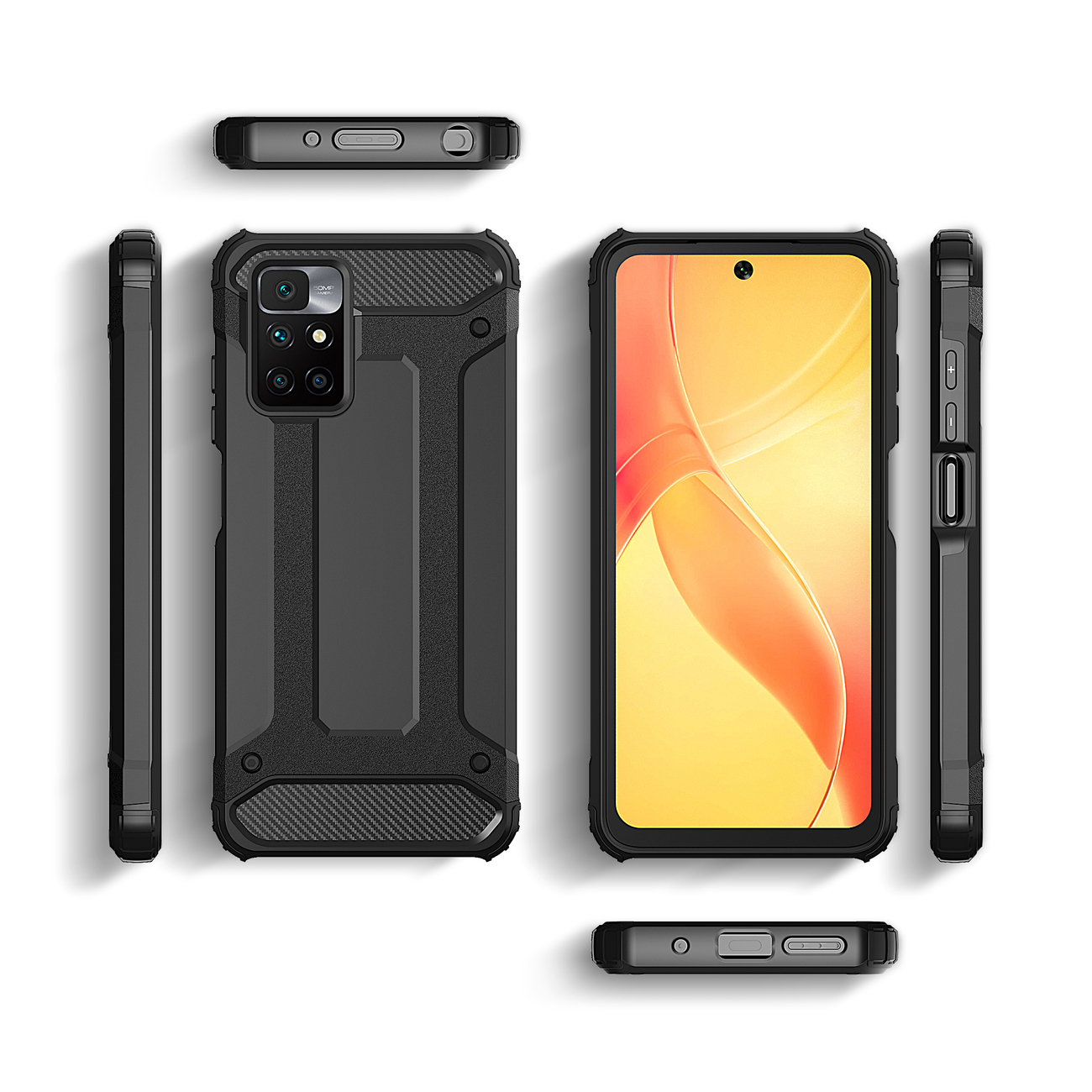 Pokrowiec Hybrid Armor pancerny czarny Xiaomi Redmi 10 / 3