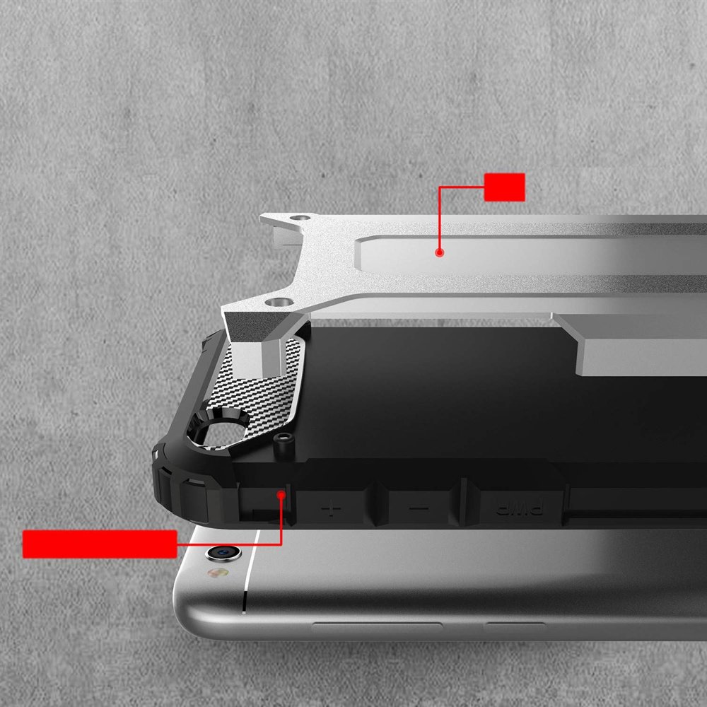 Pokrowiec Hybrid Armor pancerny czarny Xiaomi Redmi Go / 3