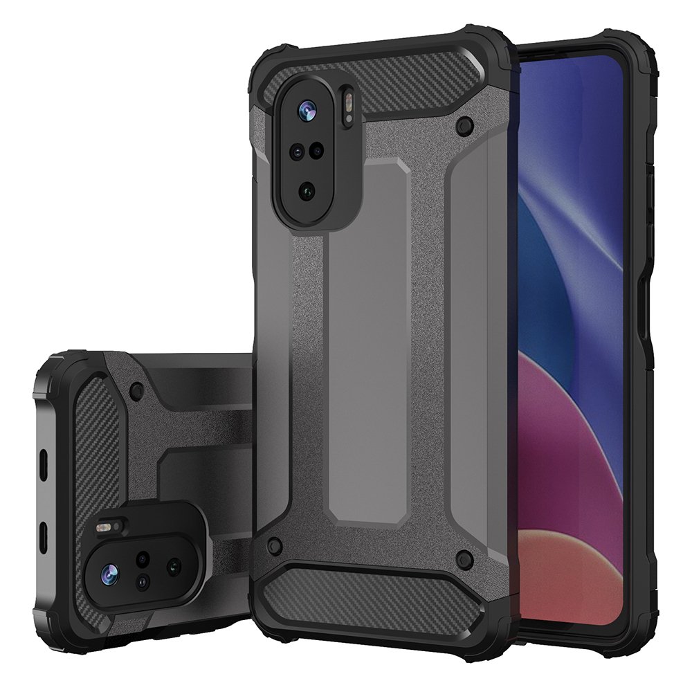 Pokrowiec Hybrid Armor pancerny czarny Xiaomi Redmi K40 Pro / 2