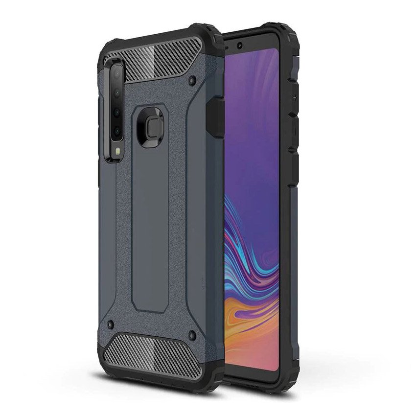 Pokrowiec Hybrid Armor pancerny niebieski Samsung Galaxy A9 (2018)