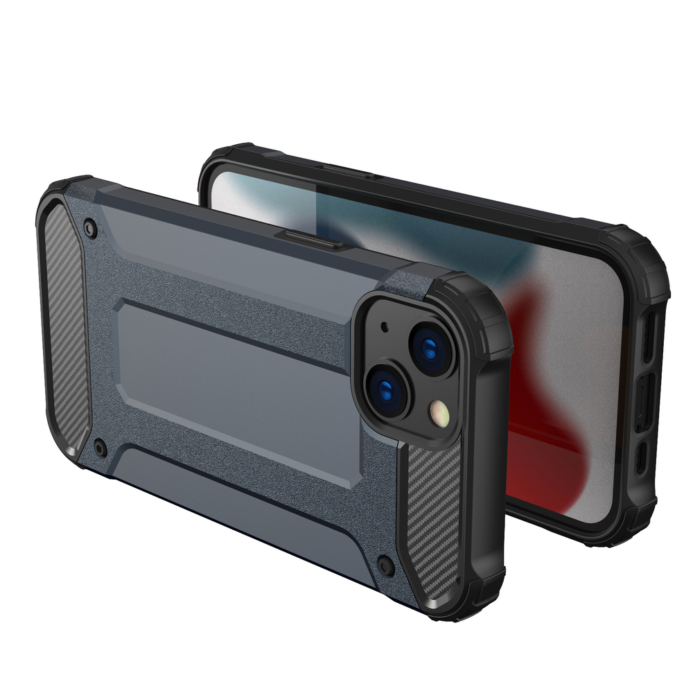 Pokrowiec Hybrid Armor pancerny srebrny Apple iPhone 13 Mini / 2