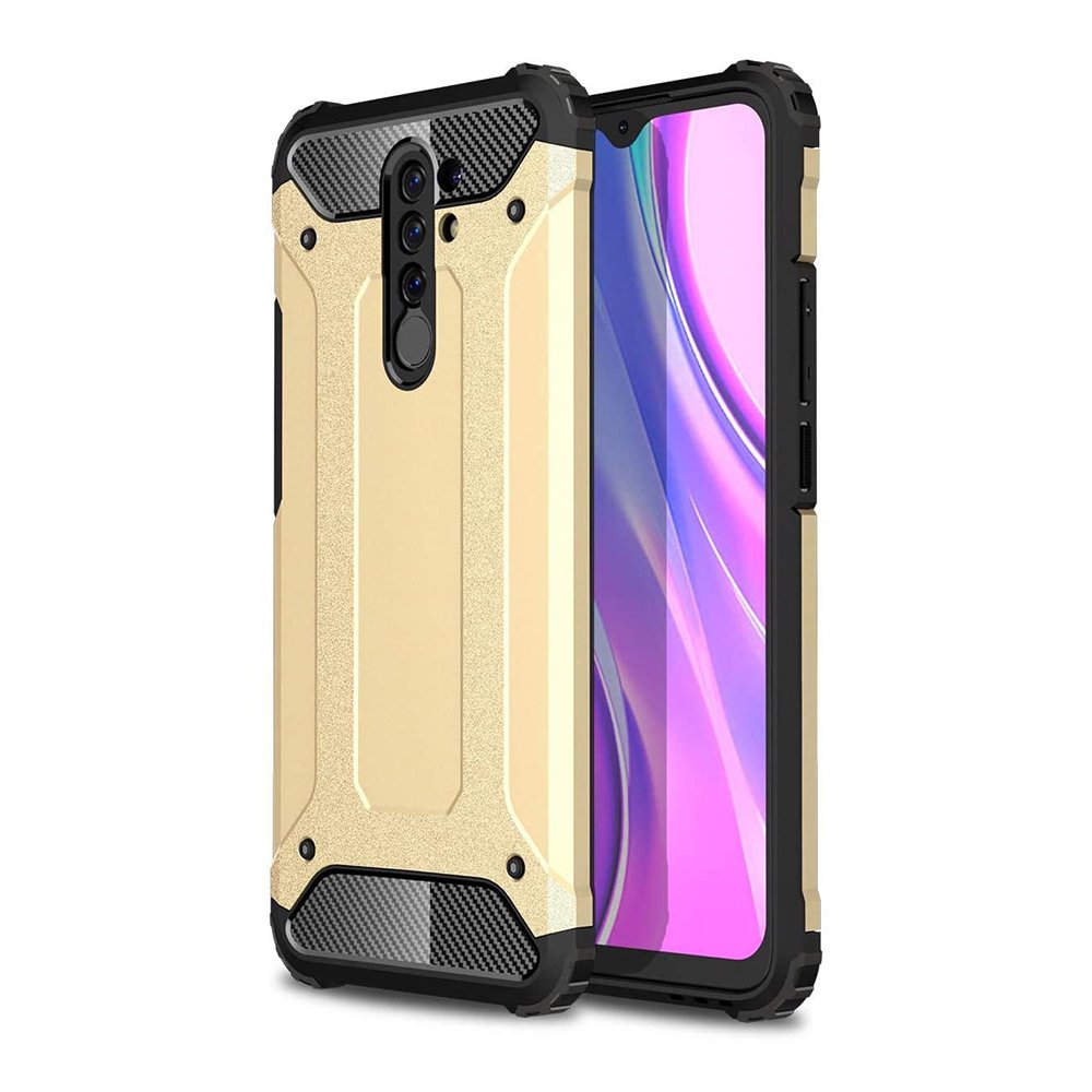 Pokrowiec Hybrid Armor pancerny zoty Xiaomi Redmi 9