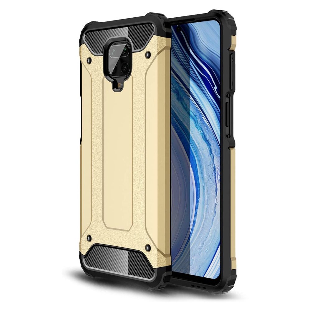 Pokrowiec Hybrid Armor pancerny zoty Xiaomi Redmi Note 9S