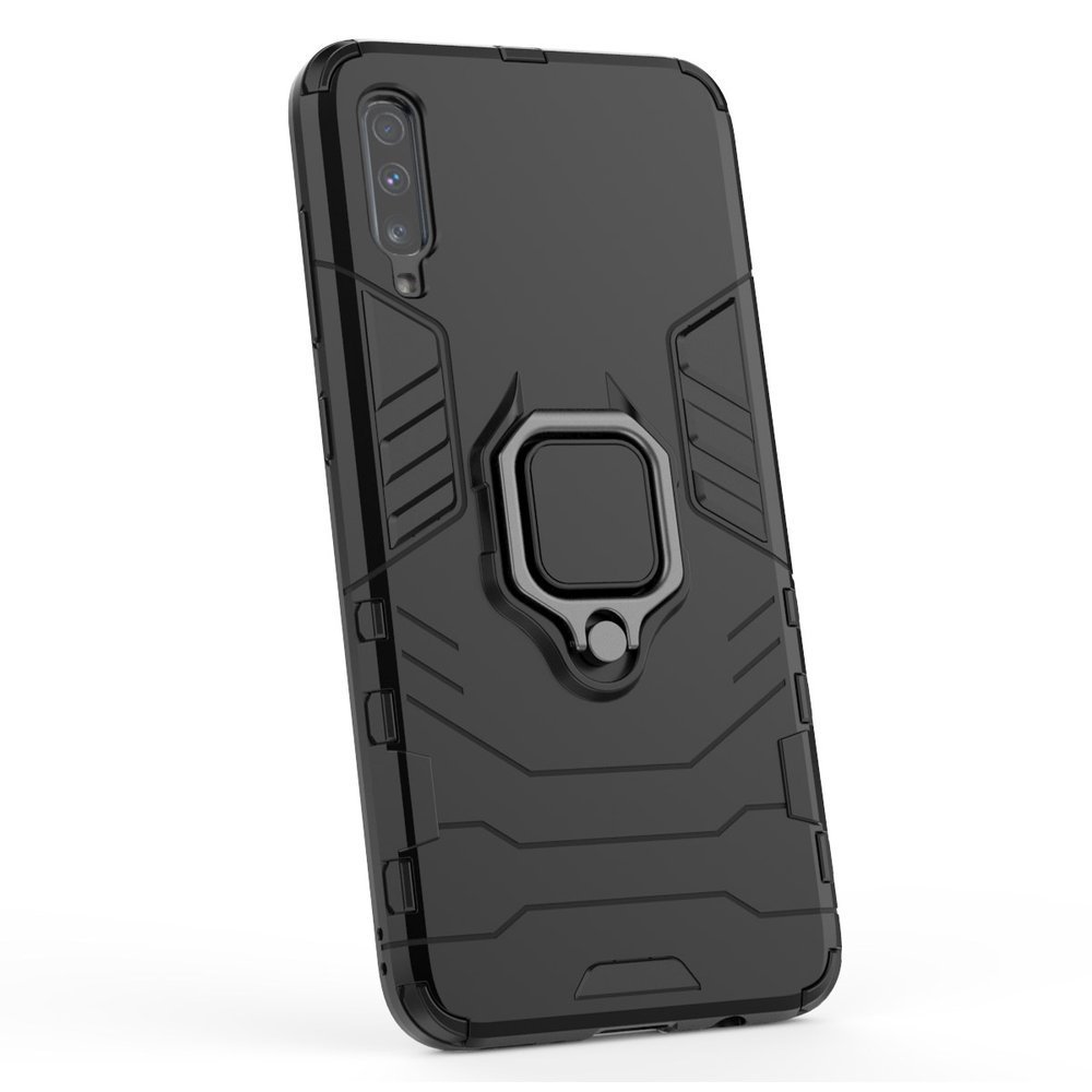 Pokrowiec hybrydowy Ring Armor pancerny niebieski Xiaomi Mi A3 / 5