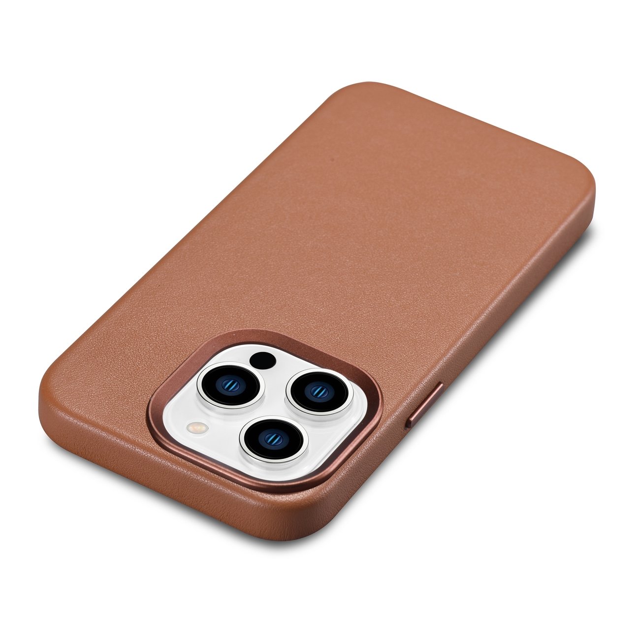 Pokrowiec iCarer Case Leather MagSafe brzowy Apple iPhone 14 Pro Max / 11