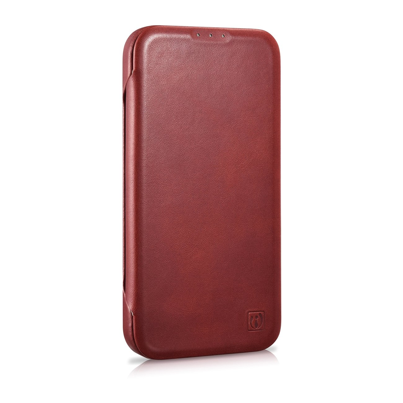 Pokrowiec iCarer CE Oil Wax Premium Leather Folio Case czerwony Apple iPhone 14 Pro Max / 5