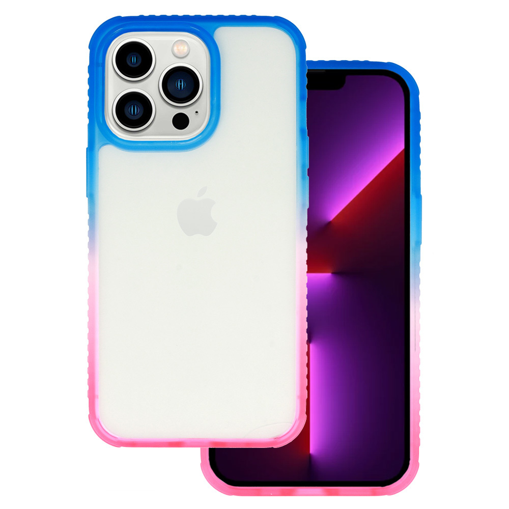 Pokrowiec IDEAR Case W15 granatowo-czerwony Apple iPhone 13 Pro Max / 2