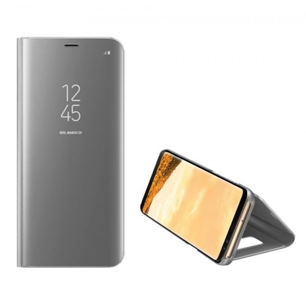 Pokrowiec inteligentny Clear View srebrny Samsung A52 LTE