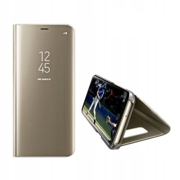 Pokrowiec inteligentny Clear View zoty Samsung Galaxy A13