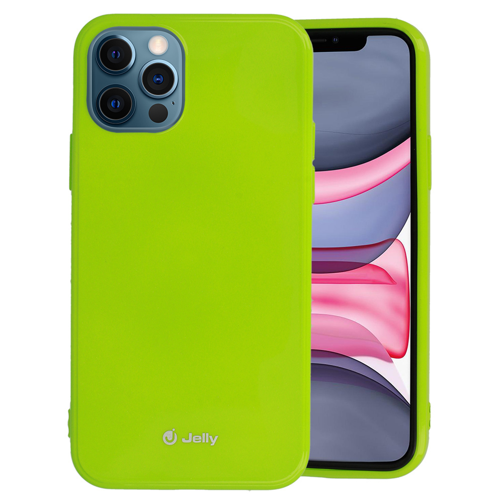 Pokrowiec Jelly Case limonkowy Apple iPhone 13 Mini