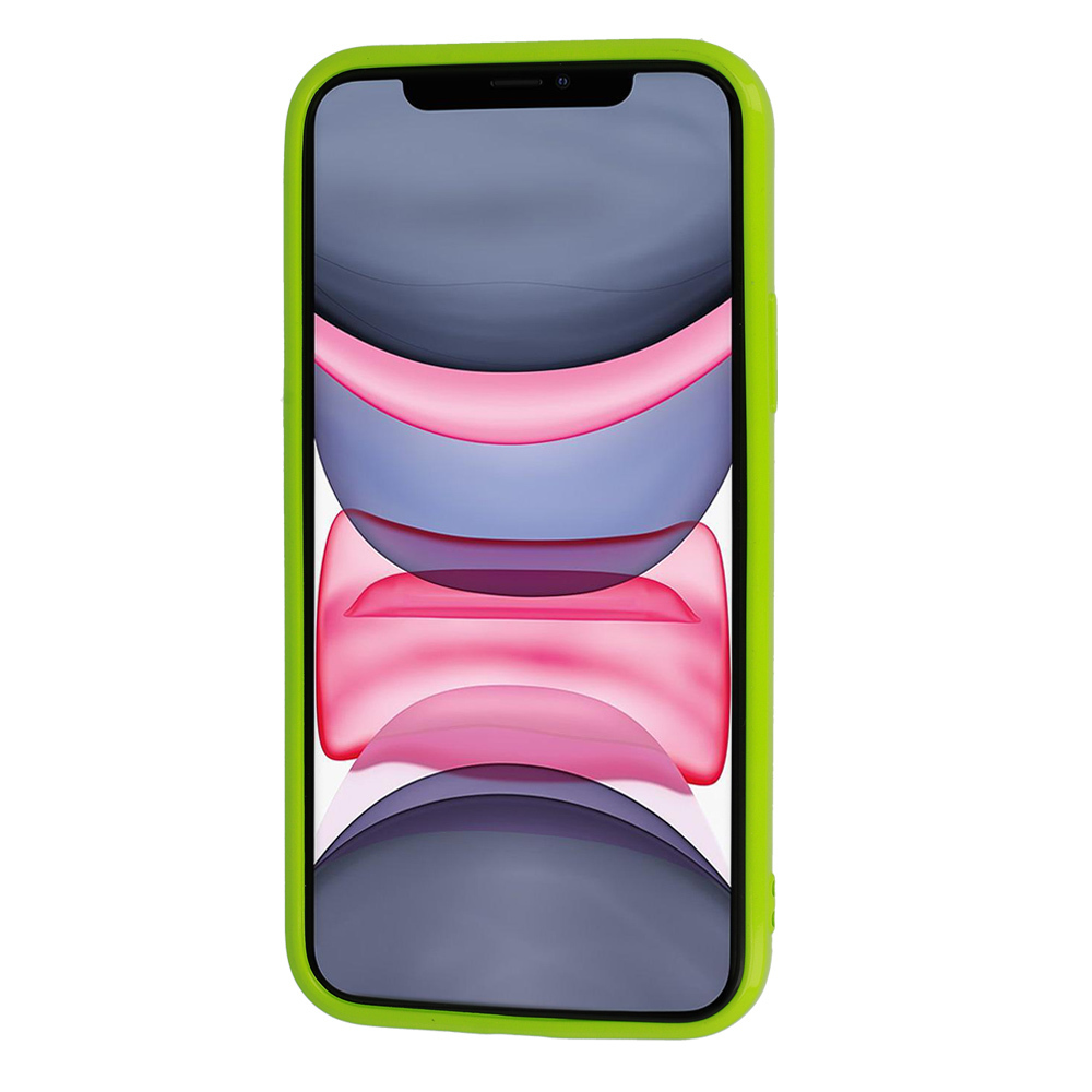 Pokrowiec Jelly Case limonkowy Apple iPhone 13 Mini / 3