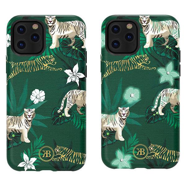 Pokrowiec Kingxbar Forest z krysztaami Swarovskiego wzr Tiger Apple iPhone 11 Pro Max