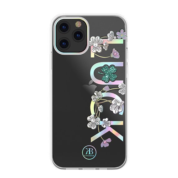 Pokrowiec Kingxbar Lucky Series z krysztaami Swarovskiego wzr Luck Apple iPhone 12 Pro