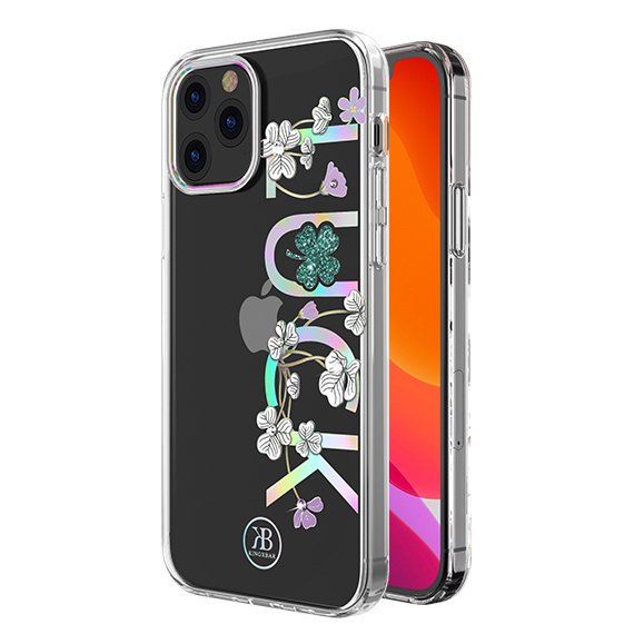 Pokrowiec Kingxbar Lucky Series z krysztaami Swarovskiego wzr Luck Apple iPhone 12 Pro / 2