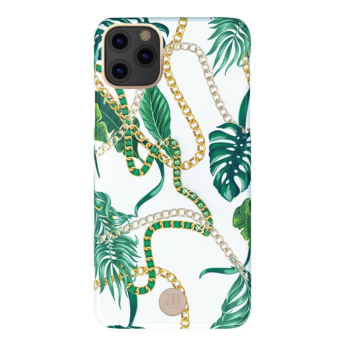 Pokrowiec Kingxbar Luxury Series z krysztaami Swarovskiego zielony Apple iPhone 11 Pro