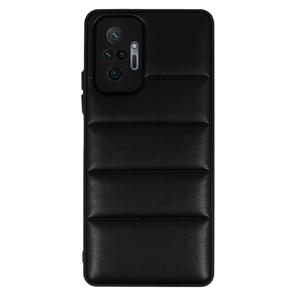 Pokrowiec Leather 3D Case wzr 2 czarny Xiaomi Redmi Note 10 Pro Max / 2