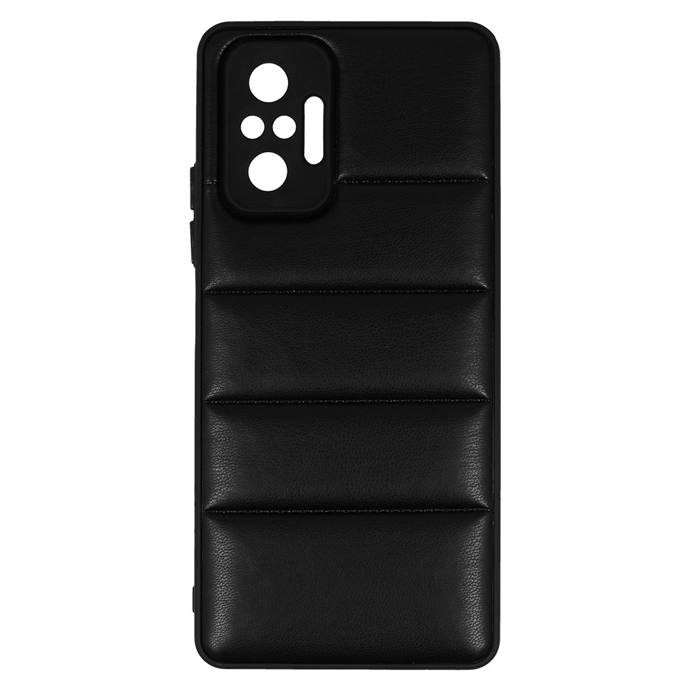 Pokrowiec Leather 3D Case wzr 2 czarny Xiaomi Redmi Note 10 Pro Max / 4