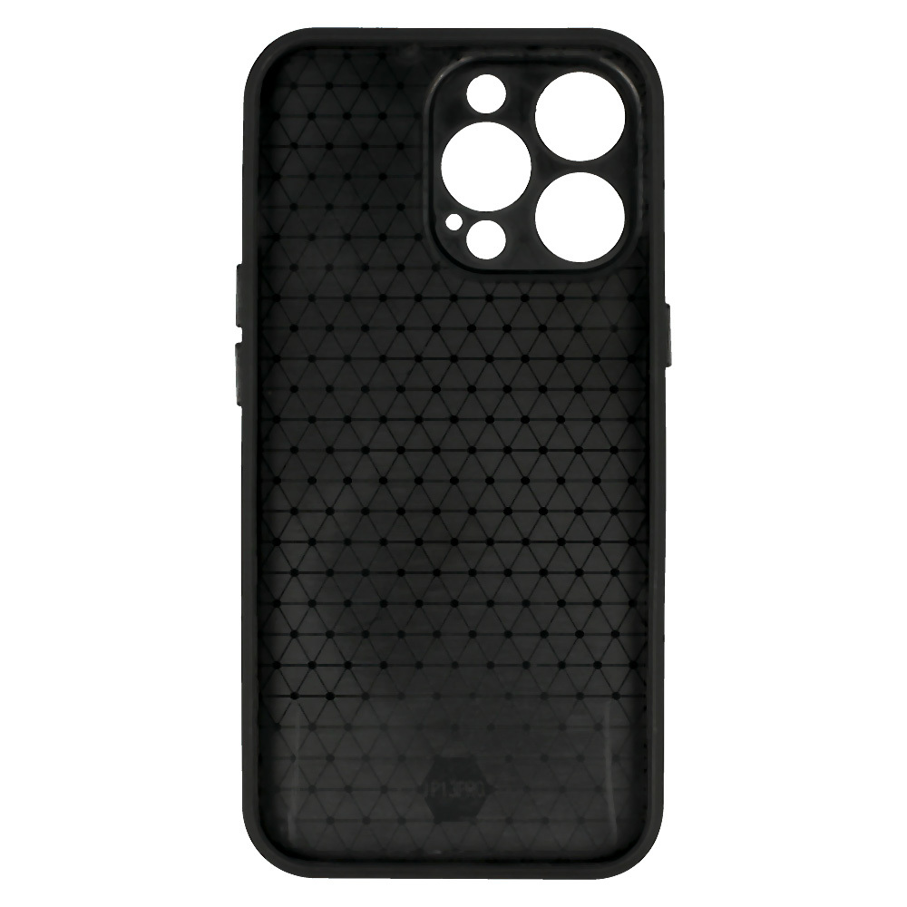 Pokrowiec Leather 3D Case wzr 3 czarny Apple iPhone 14 Pro Max / 5