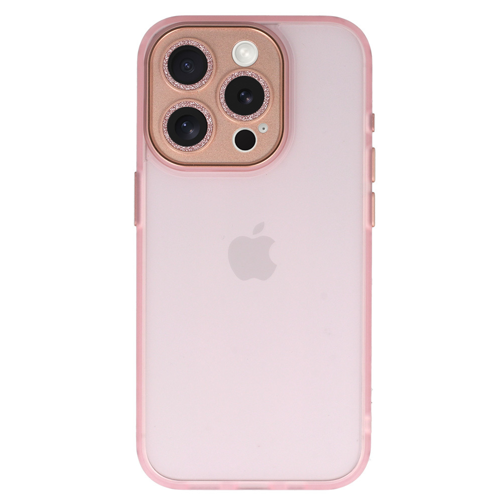 Pokrowiec Liavec AG Matte Series Case jasnorowy Apple iPhone 15 Plus / 3